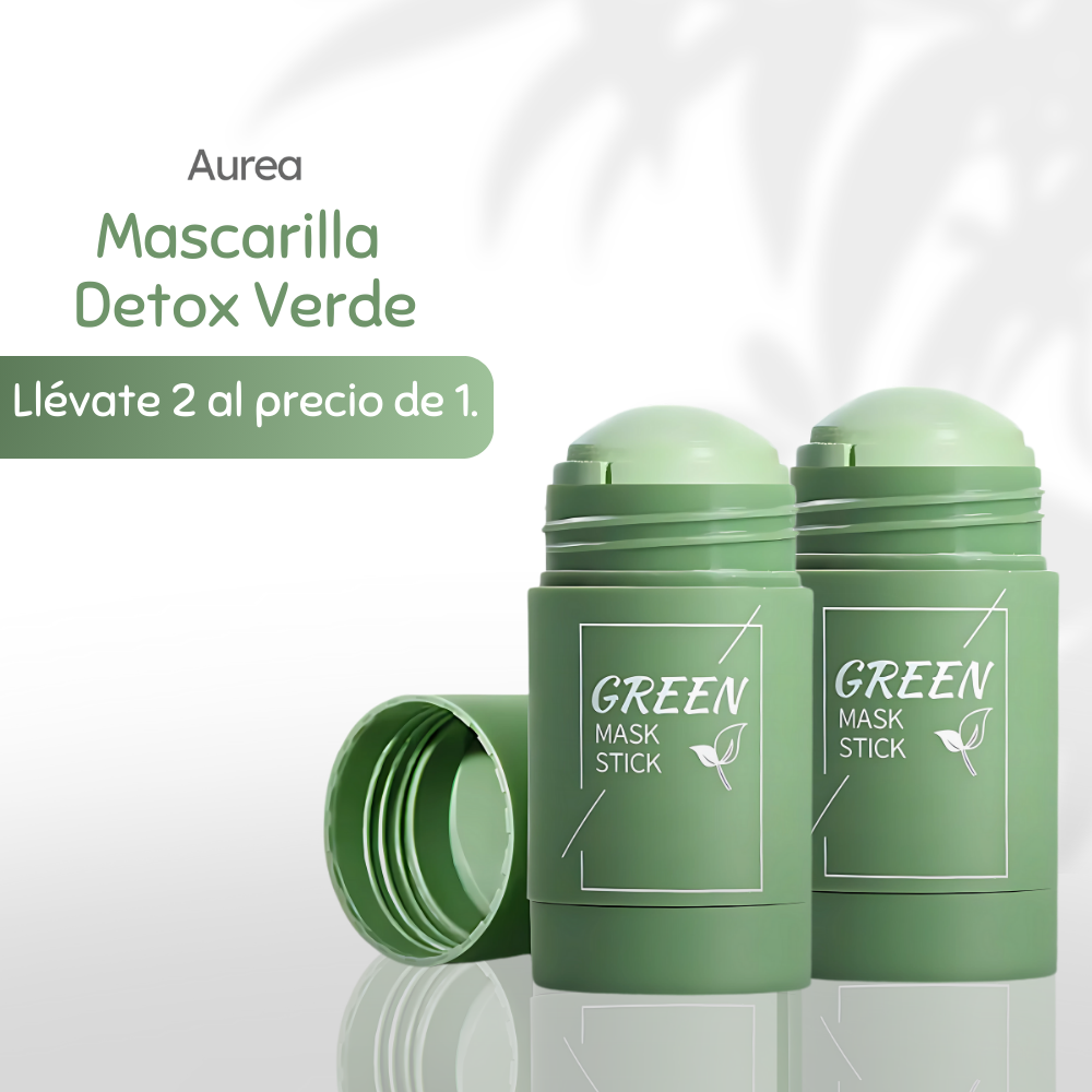 Mascarilla Detox Verde – ¡Llévate 2 por el precio de 1!